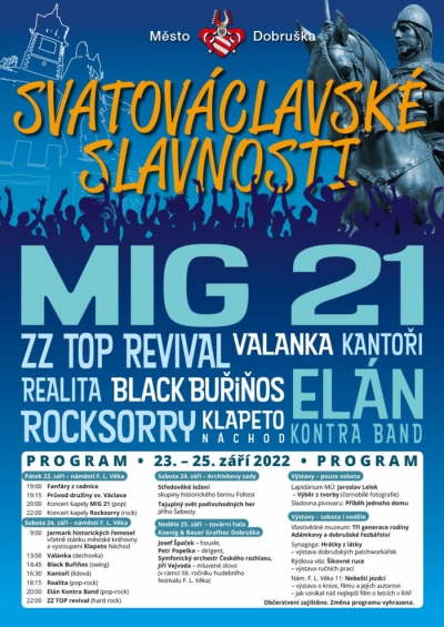 Svatováclavské slavnosti 2022 Dobruška Svatováclavské slavnosti 2022 Dobruška