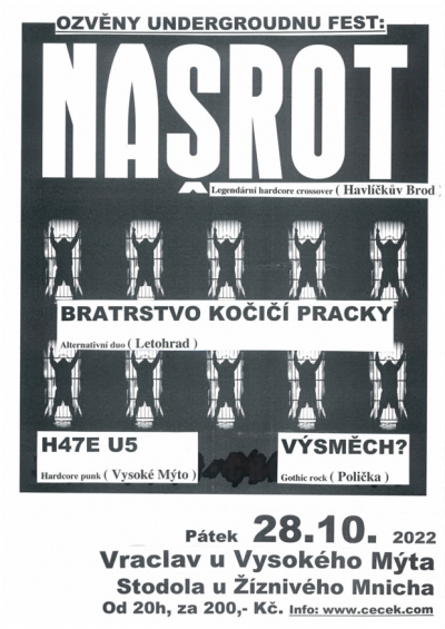 Ozvěny Undergroundu Fest 2022 Ozvěny Undergroundu Fest 2022
