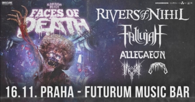 Rising Merch Faces Of Death Tour 2022 - Praha