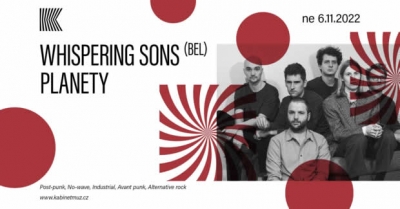 WHISPERING SONS (BEL) + PLANETY | Brno WHISPERING SONS (BEL) + PLANETY | Brno