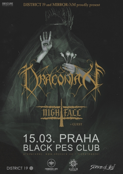(ZRUŠENO) Draconian / Nightfall - Praha