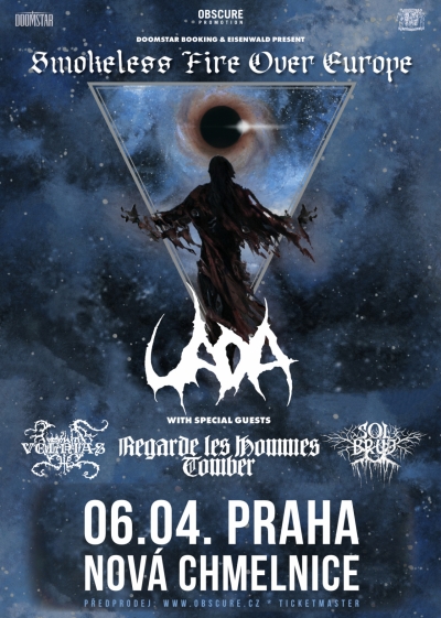 (ZRUŠENO) UADA, Regarde Les Hommes Tomber, Solbrud, Velnias - Praha (ZRUŠENO) UADA, Regarde Les Hommes Tomber, Solbrud, Velnias - Praha