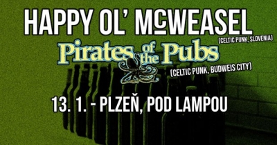 Happy Ol´McWeasel/Pirates of the Pubs Pod lampou