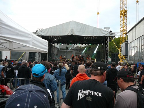 areál - druhá stage