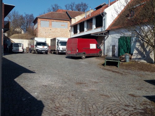 zadní nádvoří pivovaru zadní nádvoří pivovaru