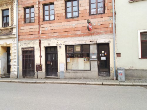 pohled na budovu (únor 2023)