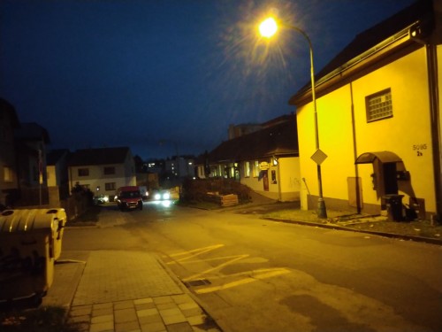 pohled na budovu (listopad 2023)