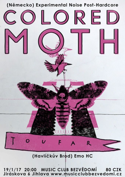 Colored moth + Toufar Colored moth + Toufar