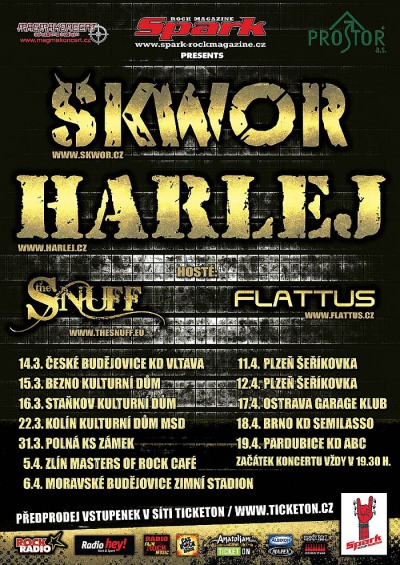 Jarní turné Harlej+Škwor Jarní turné Harlej+Škwor