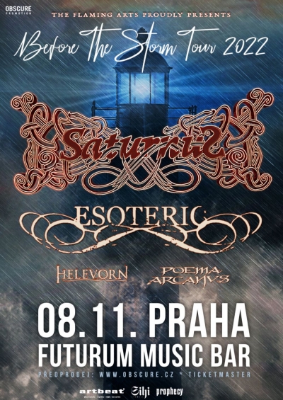 Saturnus + Esoteric - Before The Storm Tour 2022 - Praha