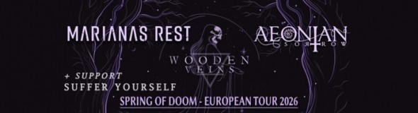 Marianas Rest & Aeonian Sorrow - Spring of Doom European Tour 2026 - Brno