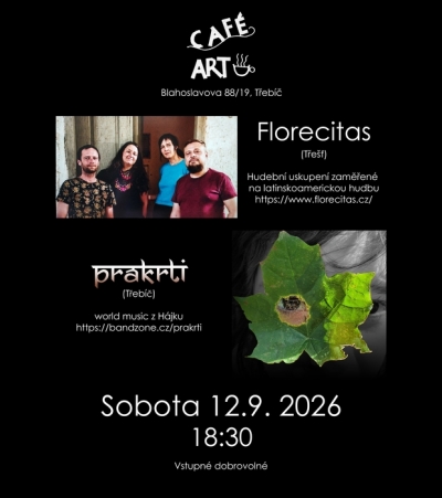 Prakrti & Florecitas - Třebíč září 2026